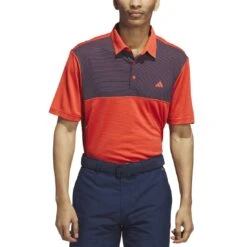 Adidas Core Color Block Polo -Golf Shop adidas 2023 core color block polo bright red front itempicture