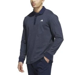 Adidas Essentials Long Sleeve Polo -Golf Shop adidas 2023 essentials long sleeve polo collegiate navy front itempicture