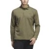 Adidas Essentials Long Sleeve Polo -Golf Shop adidas 2023 essentials long sleeve polo olive strata itempicture