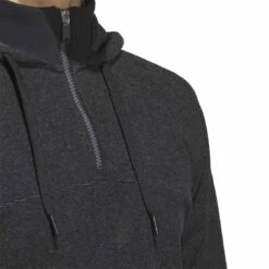 Adidas Go To 1/4 Zip Hoodie -Golf Shop adidas 2023 go to quarter zip hoodie black detail neck itempicture