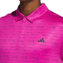 Adidas Stripe Zipper Polo 13 Adidas Stripe Zipper Polo -Golf Shop adidas 2023 stripe zipper polo lucid fuchsia detail2 itempicture