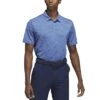 Adidas 23 Textured Jacquard Polo 1 Adidas 23 Textured Jacquard Polo -Golf Shop adidas 2023 textured jacquard polo blue fusion front itempicture