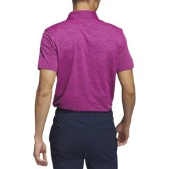Adidas 23 Textured Jacquard Polo -Golf Shop adidas 2023 textured jacquard polo lucid fuchsia back itempicture