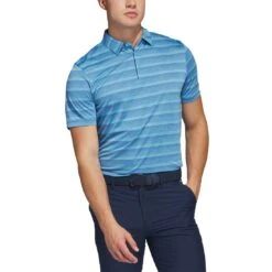 Adidas 2022 Two Color Stripe Polo -Golf Shop adidas 2023 two color stripe polo blue fusion white itempicture
