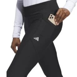 Adidas Women's COLD.RDY Leggings -Golf Shop adidas 2023 womens cold rdy leggings black detail pocket itempicture