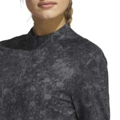 Adidas 2023 Women's Ultimate365 Tour Long Sleeve -Golf Shop adidas 23 womens ultimate365 tour long sleeve black detail itempicture