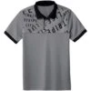 Adidas Boys 3-Stripes Life Print Polo -Golf Shop adidas boys 3 stripes life print polo grey three front itempicture