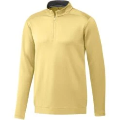 Adidas Club Quarter Zip Pullover -Golf Shop adidas club quarter zip pullover almost yellow itempicture