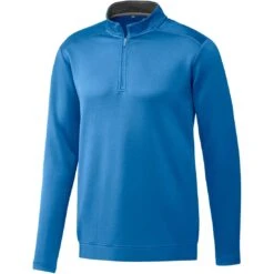 Adidas Club Quarter Zip Pullover -Golf Shop adidas club quarter zip pullover pulse blue itempicture
