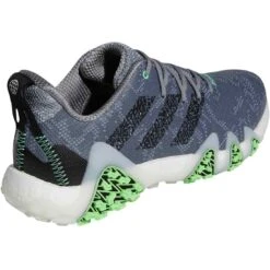 Adidas Codechaos 22 Golf Shoes Grey Three/Black/Beam Green -Golf Shop adidas codechaos 22 boa golf shoes grey three black beam green back itempicture