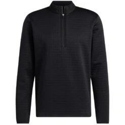 Adidas DWR Quarter Zip -Golf Shop adidas fw22 dwr quarter zip black hero itempicture