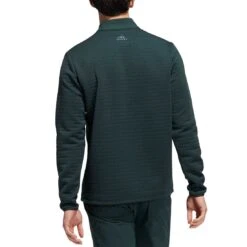 Adidas DWR Quarter Zip -Golf Shop adidas fw22 dwr quarter zip shadow green back itempicture