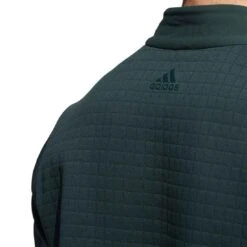 Adidas DWR Quarter Zip -Golf Shop adidas fw22 dwr quarter zip shadow green detail itempicture