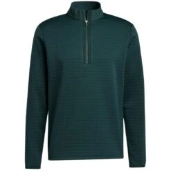 Adidas DWR Quarter Zip -Golf Shop adidas fw22 dwr quarter zip shadow green hero itempicture