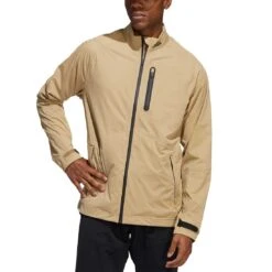 Adidas RAIN.RDY Jacket -Golf Shop adidas fw22 rain rdy jacket hemp front itempicture