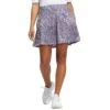 Adidas Women's 16 Inch Printed Frill Skort -Golf Shop adidas fw22 womens 16 inch printed frill skort bliss lilac front itempicture