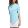 Adidas Women's Essentials Mock Polo -Golf Shop adidas fw22 womens essentials mock polo bliss blue itempicture