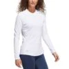 Adidas FW22 Women's Long Sleeve Crew Shirt -Golf Shop adidas fw22 womens long sleeve crew shirt white itempicture