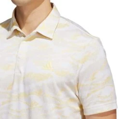 Adidas Horizon Print Polo -Golf Shop adidas horizon print polo white detail itempicture