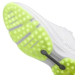 Adidas MC80 Golf Shoes White/Matte Silver/Lucid Lemon -Golf Shop adidas mc80 golf shoes white matte silver lucid lemon detail sole itempicture