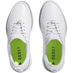 Adidas MC80 Golf Shoes White/Matte Silver/Lucid Lemon -Golf Shop adidas mc80 golf shoes white matte silver lucid lemon tops itempicture