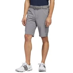 Adidas Ultimate365 10 Inch Shorts -Golf Shop adidas s23 ultimate365 10 inch shorts grey three front itempicture