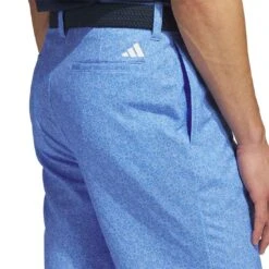 Adidas Ultimate365 Printed 9 Inch Shorts -Golf Shop adidas s23 ultimate365 printed 9 inch shorts blue fusion detail1 itempicture
