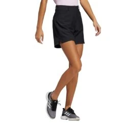 Adidas Women's 5 Inch Solid Shorts -Golf Shop adidas ss21 womens 5 inch solid shorts black model