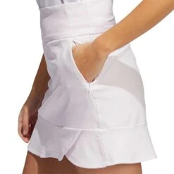 Adidas Women's 16 Inch Frill Skort -Golf Shop adidas ss22 womens 16 inch frill skort almost pink side pocket itempicture