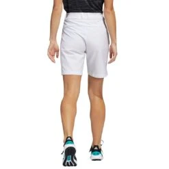 Adidas Women's Solid 7 Inch Shorts -Golf Shop adidas ss22 womens solid 7 inch shorts white back itempicture