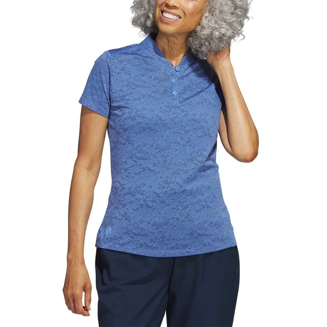 Adidas Women's Jacquard Polo 5 Adidas Women's Jacquard Polo - Image 3