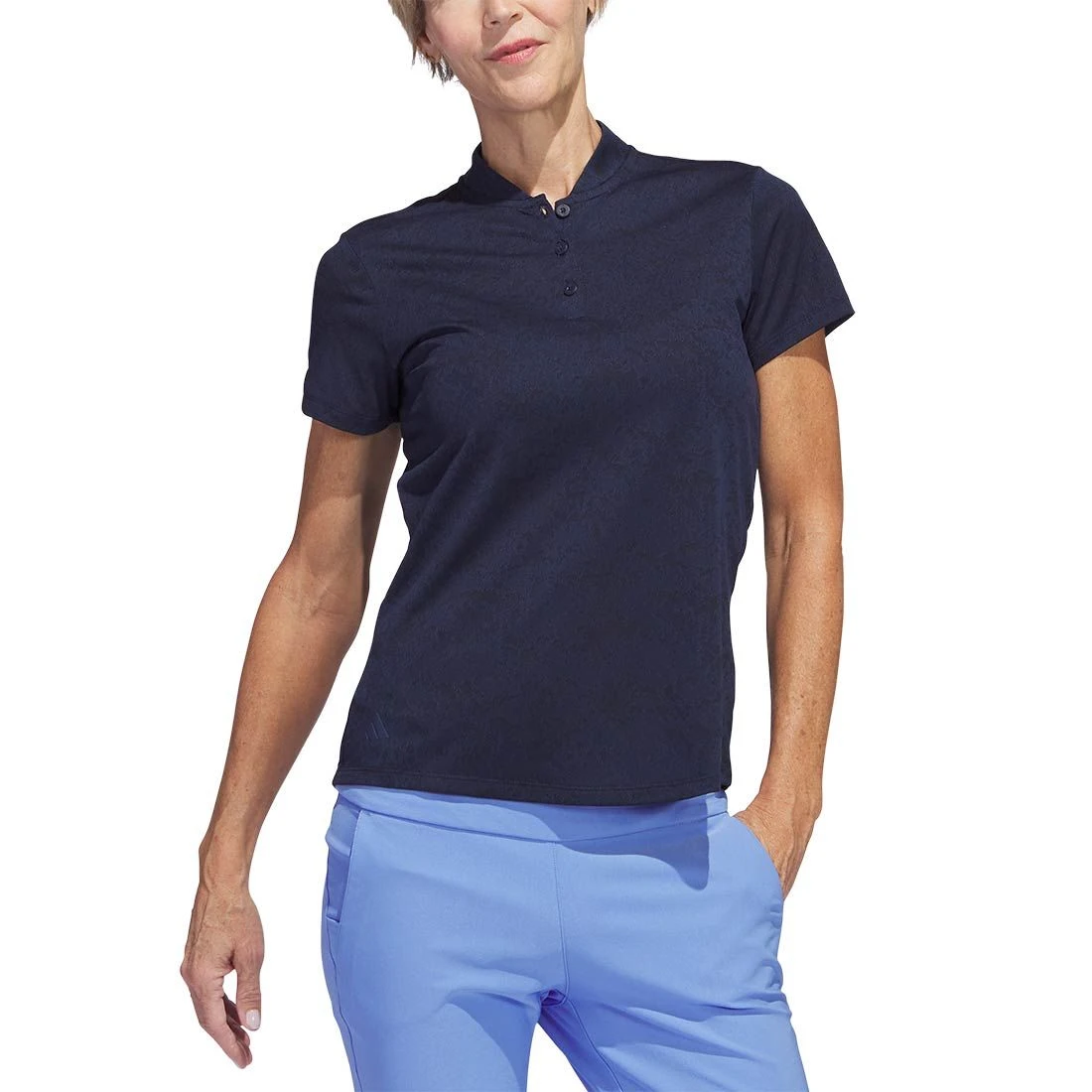 Adidas Women's Jacquard Polo 4 Adidas Women's Jacquard Polo - Image 2