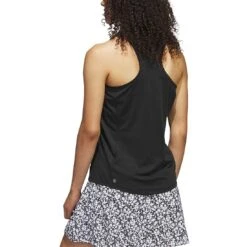 Adidas Women's Racerback Polo 12 Adidas Women's Racerback Polo -Golf Shop adidas ss23 womens racerback polo black back itempicture