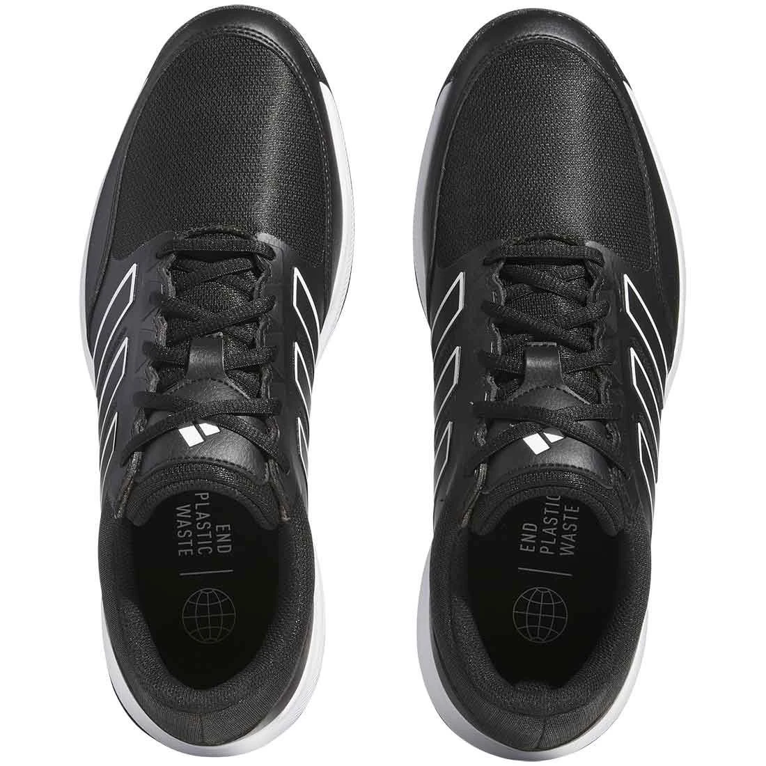 Adidas Tech Response 3.0 Golf Shoes Black/Black/White 7 Adidas Tech Response 3.0 Golf Shoes Black/Black/White - Image 5
