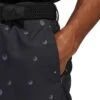 Adidas Ultimate365 Allover Print Shorts -Golf Shop adidas ultimate365 allover print shorts black detail itempicture