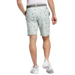 Adidas Ultimate365 Allover Print Shorts 11 Adidas Ultimate365 Allover Print Shorts -Golf Shop adidas ultimate365 allover print shorts linen green back itempicture