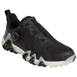 Adidas Women's Codechaos 22 BOA Golf Shoes Black/Linen Green/Dark Silver -Golf Shop adidas womens codechaos 22 boa golf shoes black linen green front itempicture