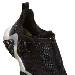 Adidas Women's Codechaos 22 BOA Golf Shoes Black/Linen Green/Dark Silver -Golf Shop adidas womens codechaos 22 boa golf shoes black linen green top detail itempicture