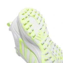 Adidas Women's Zoysia Golf Shoes White/Lucid Lemon -Golf Shop adidas womens zoysia golf shoes white lucid lemon detail sole itempicture