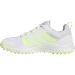Adidas Women's Zoysia Golf Shoes White/Lucid Lemon -Golf Shop adidas womens zoysia golf shoes white lucid lemon spine itempicture
