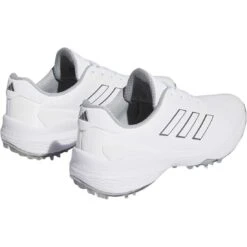 Adidas ZG23 Golf Shoes White/Silver -Golf Shop adidas zg23 golf shoes white silver gw1177 back itempicture