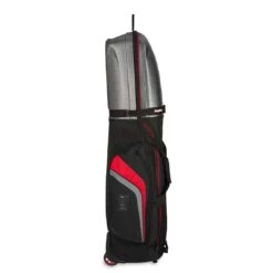 BagBoy T-10 Travel Cover -Golf Shop bagboy t 10 travel cover black red side