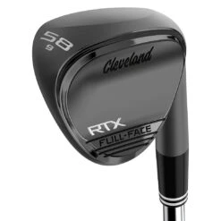 Cleveland RTX Full-Face Black Satin Wedge -Golf Shop cleveland rtx full face black satin wedge 3quarter itempicture