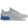 Ecco S-Three Golf Shoes Concrete/Retro Blue -Golf Shop ecco s three golf shoes concrete retro blue profile itempicture