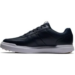 FootJoy Contour Casual Golf Shoes Navy -Golf Shop footjoy contour casual golf shoes navy 54372 spine itempicture