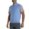 FootJoy Half Zip Pullover Vest -Golf Shop footjoy half zip pullover vest lagoon front itempicture
