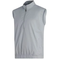 FootJoy Half Zip Windshirt Vest -Golf Shop footjoy half zip windshirt vest grey hero itempicture