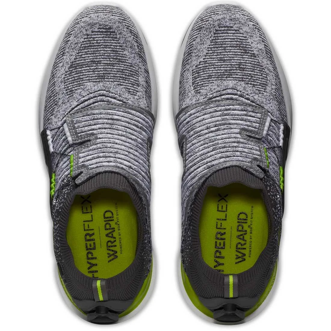 FootJoy HyperFlex BOA Golf Shoes Charcoal/Lime 8 FootJoy HyperFlex BOA Golf Shoes Charcoal/Lime - Image 6