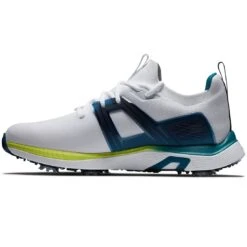 FootJoy HyperFlex Golf Shoes White/Navy/Lime -Golf Shop footjoy hyperflex golf shoes white navy lime 51075 spine itempicture