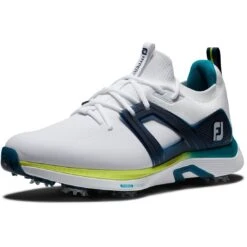 FootJoy HyperFlex Golf Shoes White/Navy/Lime -Golf Shop footjoy hyperflex golf shoes white navy lime 51075 toe itempicture